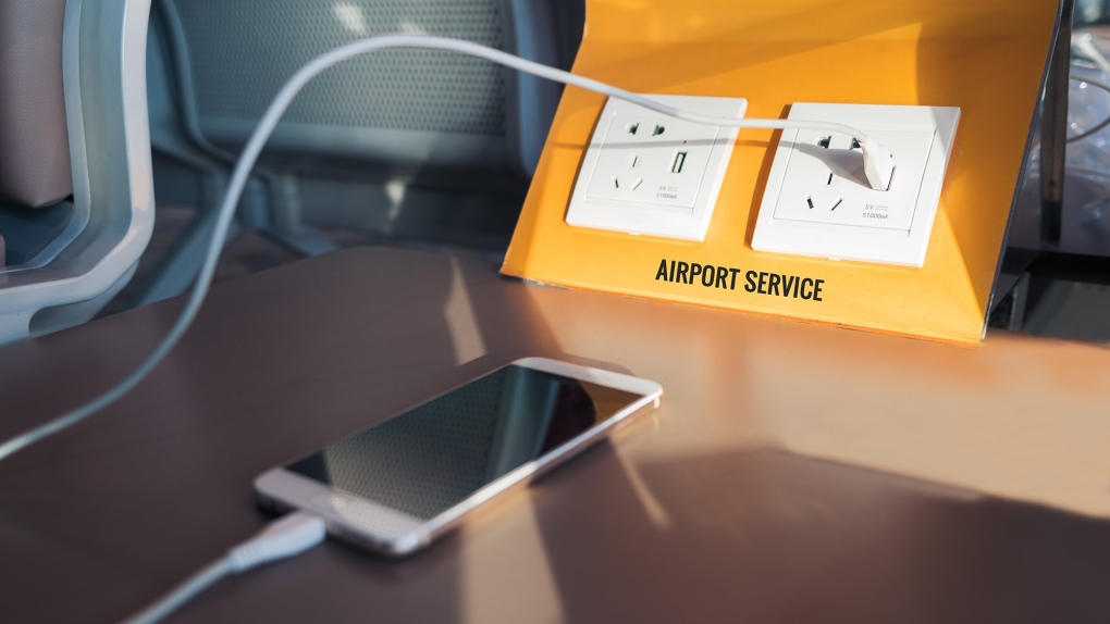 The FBI cautions people against using public phone charging stations.