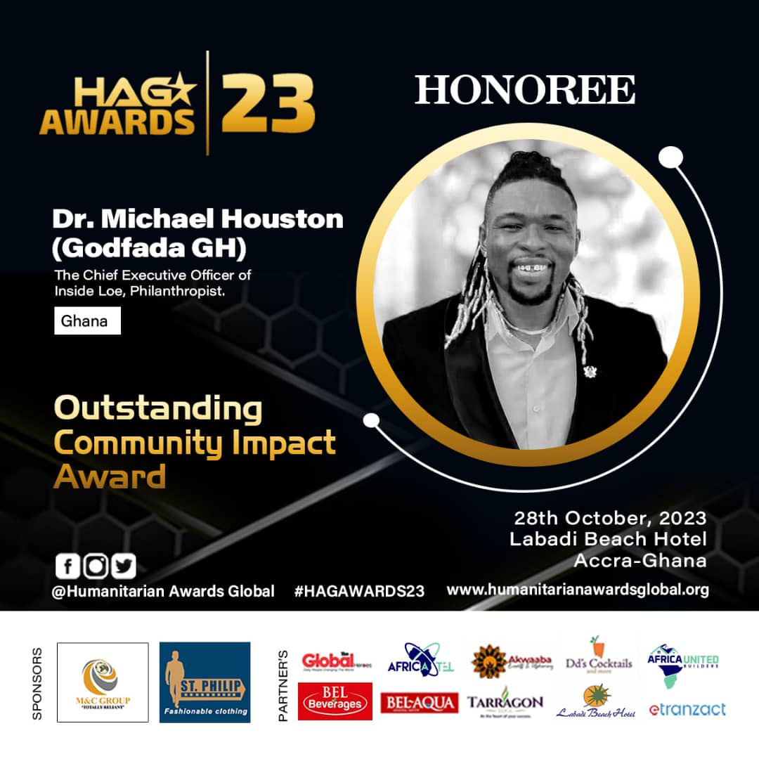 Dr. Michael Houston to be honoured by Humanitarian Awards Global 2023.